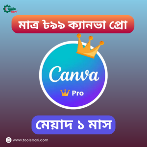 Canva Pro মাসিক সাবস্ক্রিপশন মাত্র ৯৯ টাকায়