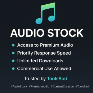 Audio Stock - কম খরচে মাসিক সাবসক্রিপশন